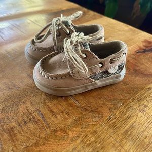 Sperry Topsider Baby Boat Shoes Size 1